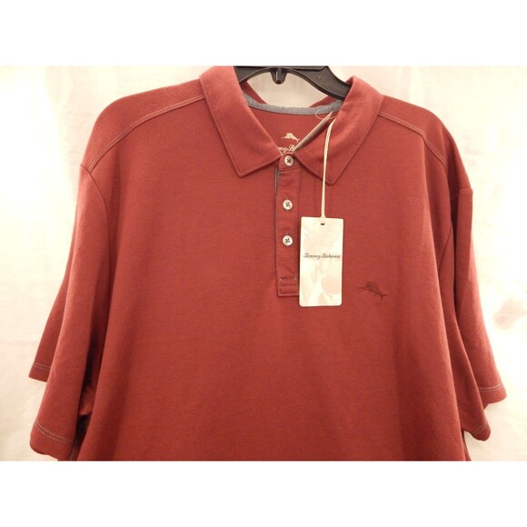 Tommy Bahama Men's Maroon Short Sleeve Button Up Casual Shirt XXL NWT - Picture 7 of 15